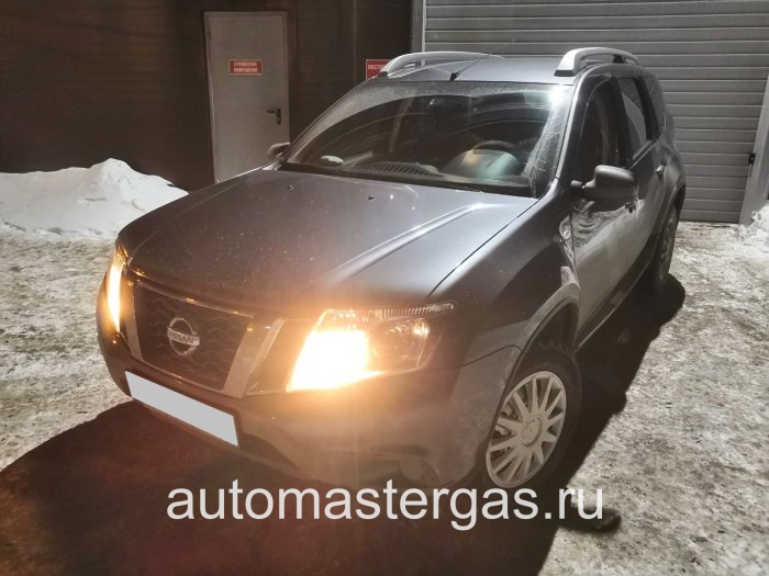 Монтаж ГБО на Nissan Terrano 2018г., ГБО 4 поколения, пропан LANDI RENZO (Италия), двигатель 2.0л. 4 цилиндра