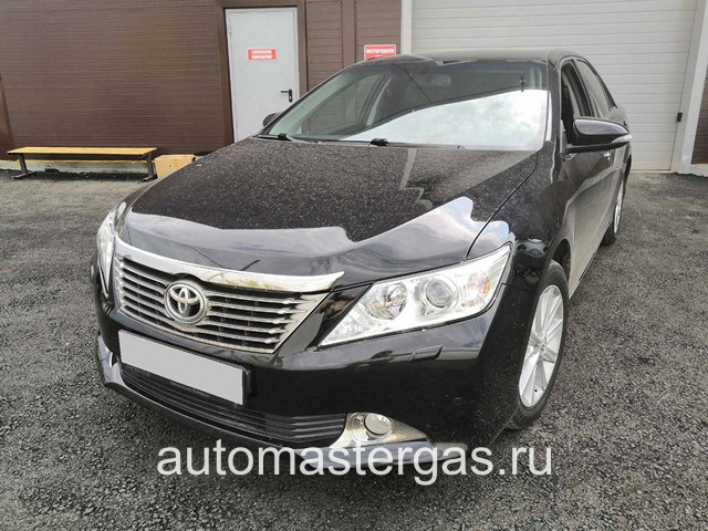 Монтаж ГБО на Toyota Camry 2013г., ГБО 4 поколения, пропан LANDI RENZO (Италия), двигатель 2.5л. 4 цилиндра