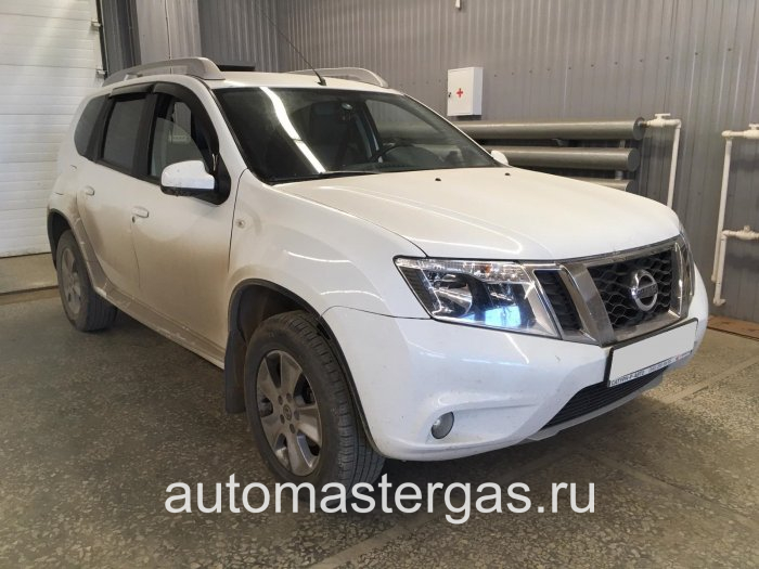 Монтаж ГБО на Nissan Terrano 2019г., ГБО 4 поколения, пропан LANDI RENZO (Италия), двигатель 2.0л. 4 цилиндра