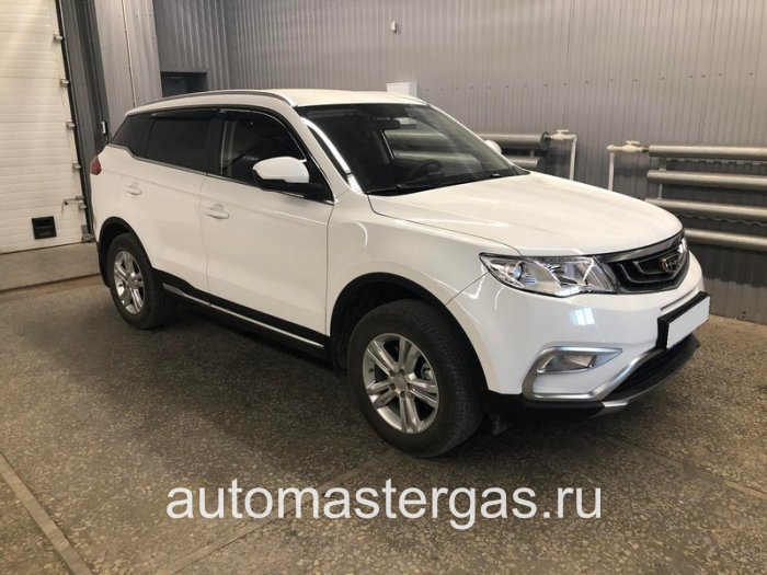Монтаж ГБО на Geely Atlas 2021г., ГБО 4 поколения, пропан LANDI RENZO (Италия), ДВС 2.4 л. 4 цилиндра