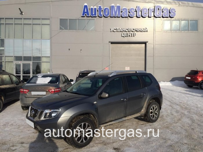 Монтаж ГБО на Nissan Terrano 2015г., ГБО 4 поколения, пропан LANDI RENZO (Италия), двигатель 2.0л. 4 цилиндра