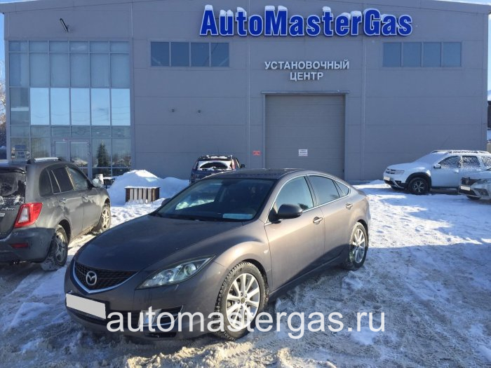 Монтаж ГБО на Mazda 6 2008г., ГБО 4 поколения, пропан LANDI RENZO (Италия), двигатель 1.8л. 4 цилиндра