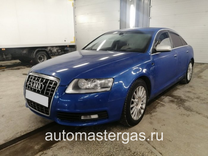 Монтаж ГБО на AUDI S6 2004 г., ГБО 4 поколения, метан Digitronic (Италия), двигатель 3.0л. 6 цилиндров