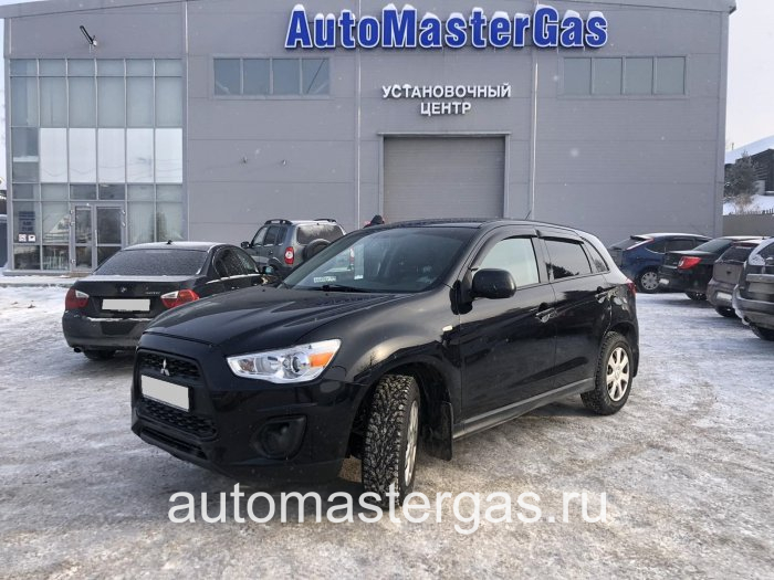 Монтаж ГБО на Mitsubishi ASX 2013г., ГБО 4 поколения, пропан LANDI RENZO (Италия), двигатель 1.6л. 4 цилиндра