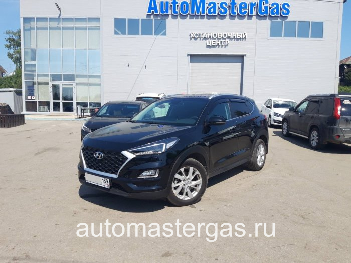 Монтаж ГБО на Hyundai Tucson 2020г., ГБО 4 поколения, пропан LANDIRENZO (Италия), двигатель 2.0л. 4 цилиндра