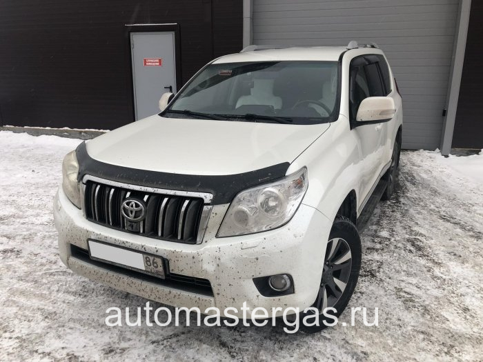 Монтаж ГБО на Toyota Land Cruiser Prado 2013г., ГБО 4 поколения, пропан LANDIRENZO (Италия), двигатель 2.7л. 6 цилиндров