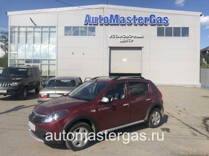 Монтаж ГБО на Renault Sandero 2014г., ГБО 4 поколения, пропан OMVL (Турция), двигатель 1.6л. 4 цилиндра