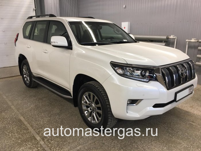Монтаж ГБО на Toyota Land Cruiser Prado 150 2020г., ГБО 4 поколения, метан LANDIRENZO (Италия), двигатель 4.0л. 6 цилиндров