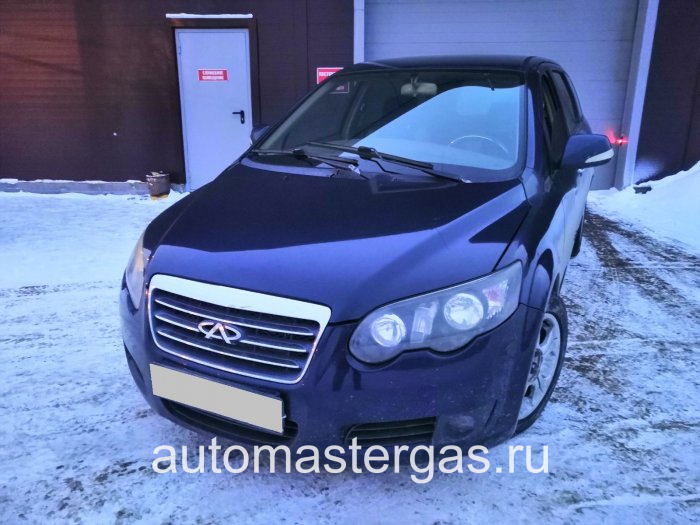 Монтаж ГБО на Chery CrossEastar  2009г., ГБО 4 поколения, пропан LANDI RENZO (Италия), двигатель 2.0л. 4 цилиндра