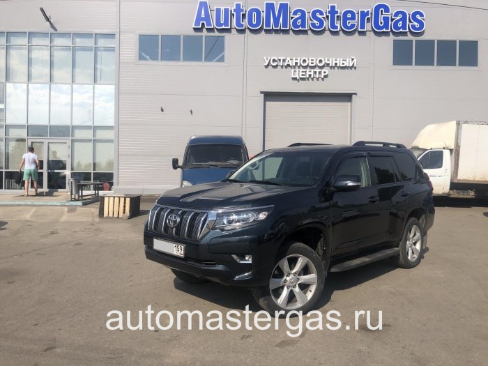 Монтаж ГБО на Toyota Land Cruiser Prado 2012г., ГБО 4 поколения, пропан LANDIRENZO (Италия), двигатель 2.7л. 4 цилиндра