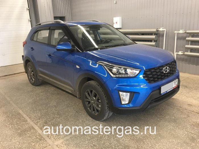 Монтаж ГБО на Hyundai Creta 2020г., ГБО 4 поколения, метан LANDIRENZO (Италия), двигатель 2.0л. 4 цилиндра