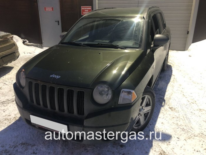 Монтаж ГБО на Jeep Compass 2006г., ГБО 4 поколения, пропан LANDI RENZO (Италия), двигатель 2.4л. 4 цилиндра