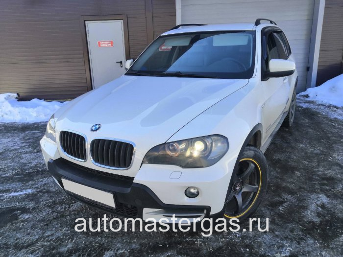 Монтаж ГБО на BMW X5 2007г., ГБО 4 поколения, пропан LANDI RENZO (Италия), двигатель 3.0л. 6 цилиндров