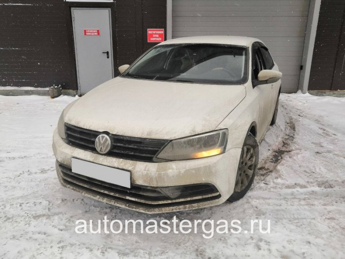 Монтаж ГБО на Volkswagen Jetta 2015г., ГБО 4 поколения, пропан OMVL (Турция), двигатель 1.6л. 4 цилиндра