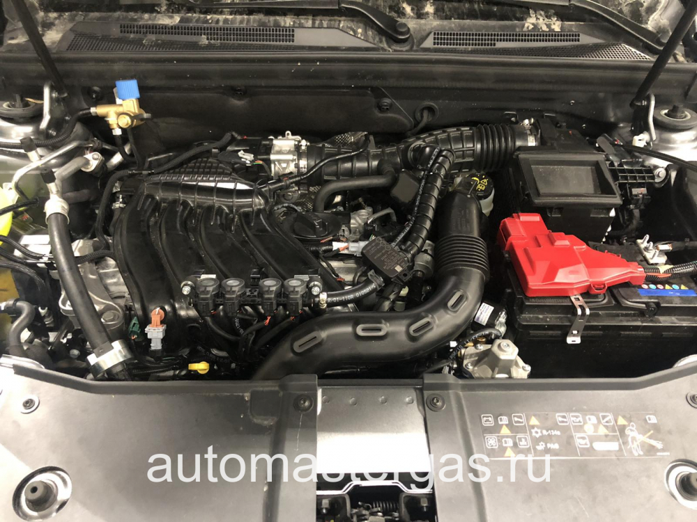 Монтаж ГБО на Renault Arkana 2021г.,  ГБО 4 поколения, метан LANDI RENZO (Италия), двигатель 1.6л. 4 цилиндра