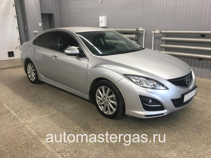 Монтаж ГБО на Mazda 6 2010г., ГБО 4 поколения, метан LANDIRENZO (Италия), двигатель 2.0л. 4 цилиндра
