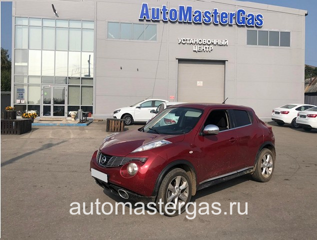 Монтаж ГБО на  Nissan Juke 2013г., ГБО 4 поколения, пропан 4SAVE (Польша), двигатель 1.6л. 4 цилиндра