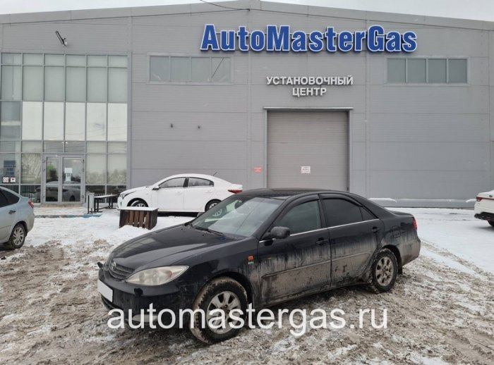 Монтаж ГБО на Toyota Camry 2003г., ГБО 4 поколения, метан LANDI RENZO (Италия), двигатель 2.4л. 4 цилиндра