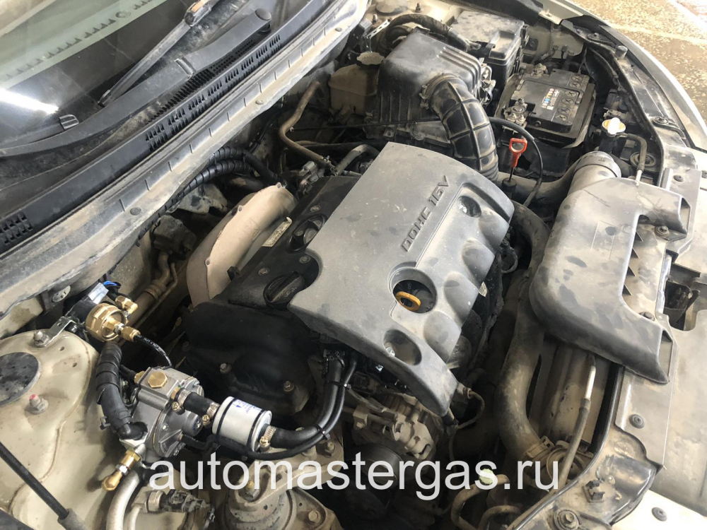 Монтаж ГБО на Hyundai Elantra 2009г., ГБО 4 поколения, пропан LANDI RENZO (Италия), двигатель 1.6л. 4 цилиндра