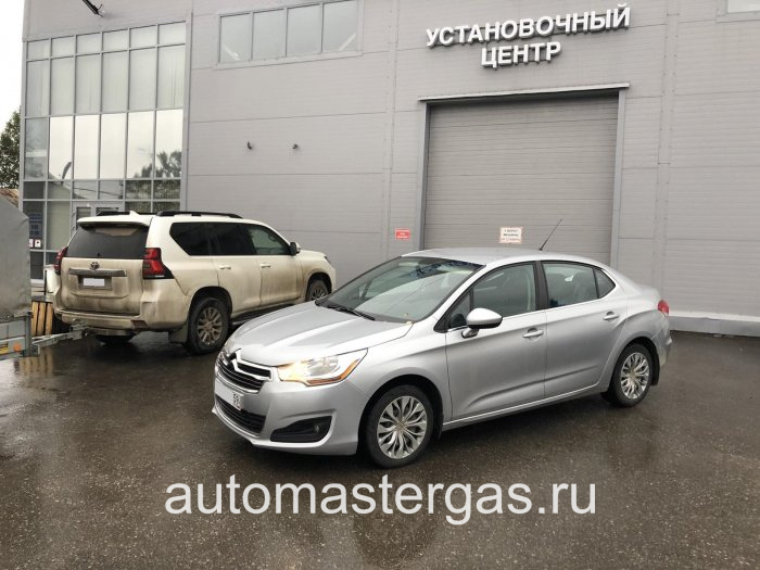 Монтаж ГБО на Citroen C4 2016г., ГБО 4 поколения, пропан LANDIRENZO (Италия), двигатель 1.6л. 4 цилиндра