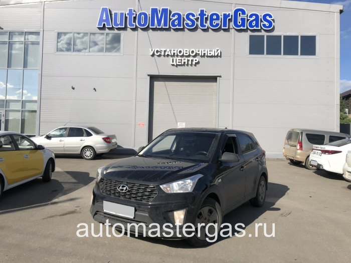 Монтаж ГБО на Hyundai Creta 2021г., ГБО 4 поколения, метан LANDI RENZO (Италия), двигатель 1.6л. 4 цилиндра