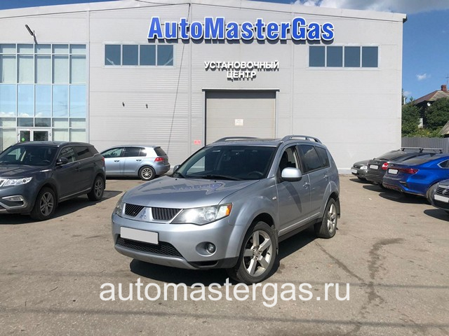 Монтаж ГБО на Mitsubishi Outlander 2008г., ГБО 4 поколения, пропан LANDI RENZO (Италия), двигатель 2.4л. 4 цилиндра