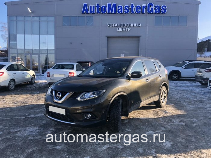 Монтаж ГБО на Nissan X-Trail 2016г., ГБО 4 поколения, пропан LANDI RENZO (Италия), двигатель 2.5л. 4 цилиндра