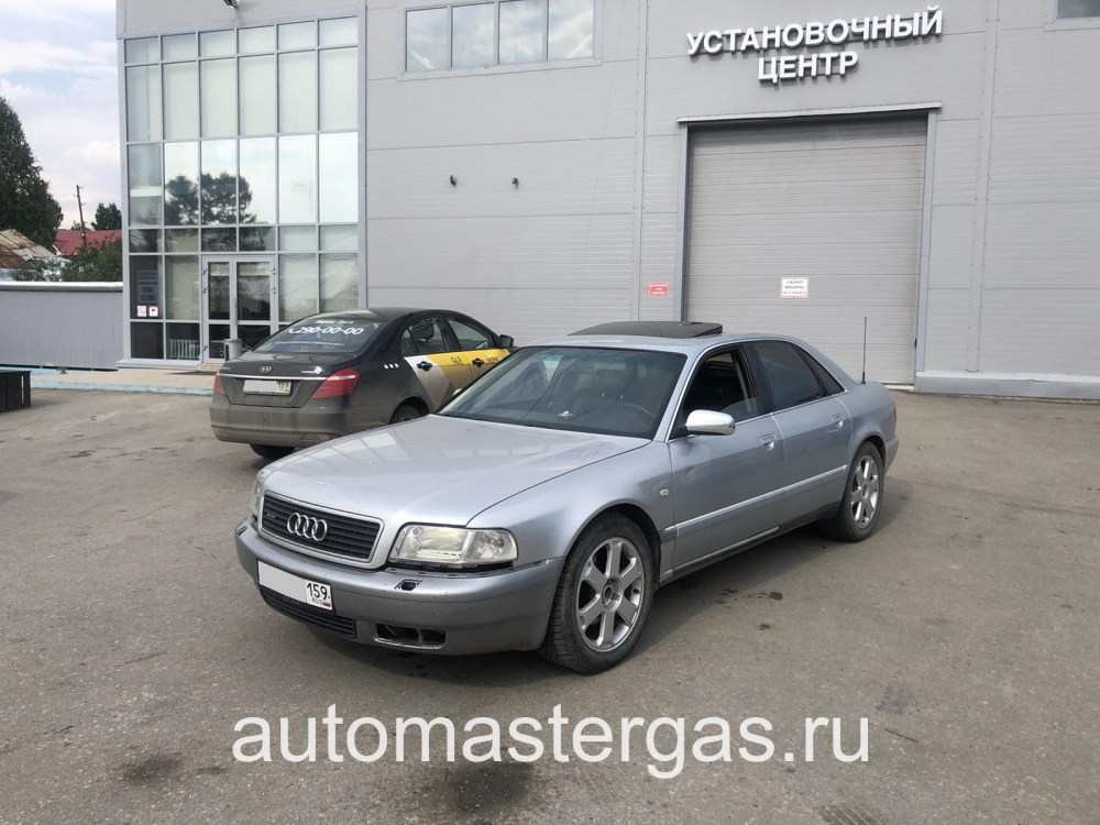 Монтаж ГБО на Audi A8 1997г., ГБО 4 поколения, пропан LANDIRENZO (Италия), двигатель 4.2л. 8 цилиндров