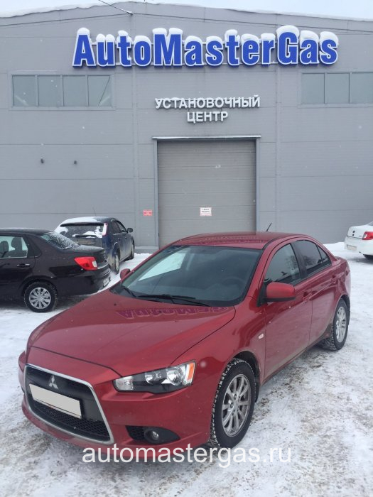 Монтаж ГБО на Mitsubishi Lancer 2011г., ГБО 4 поколения, пропан LANDI RENZO (Италия), двигатель 1.5л. 4 цилиндра