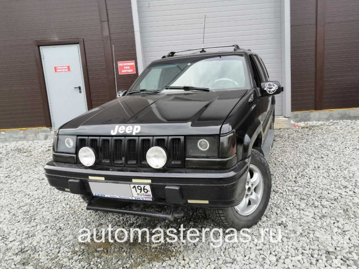 Монтаж ГБО на Jeep Grand Cherokee 1995г., ГБО 4 поколения, пропан LANDIRENZO (Италия), двигатель 4.0л. 8 цилиндров