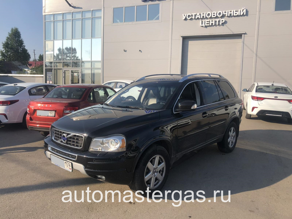 Монтаж ГБО на Volvo XC90 2012г., ГБО 4 поколения, пропан LANDIRENZO (Италия), двигатель 2.5л. 5 цилиндров