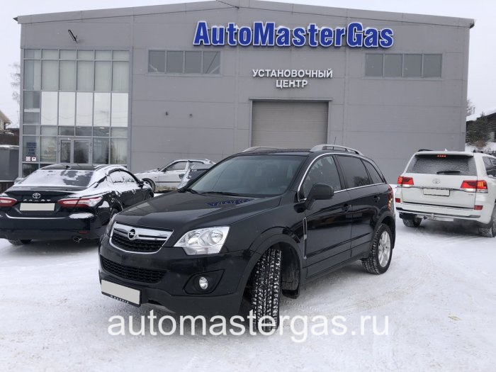 Монтаж ГБО на Opel Antara 2012г., ГБО 4 поколения, пропан LANDI RENZO (Италия), двигатель 2.4л. 4 цилиндра