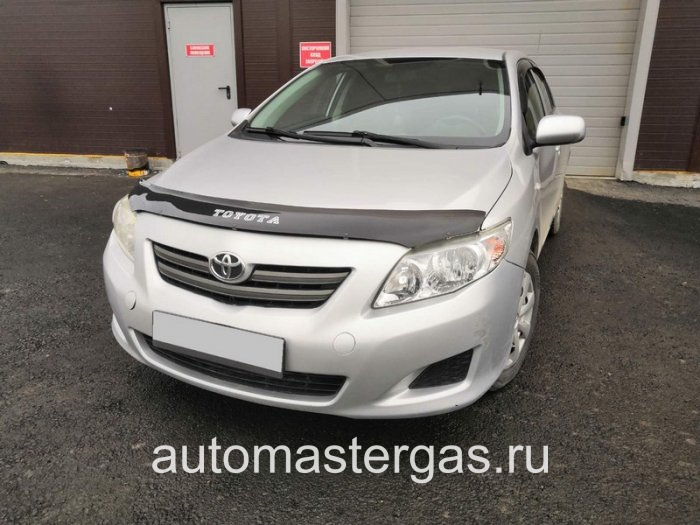 Монтаж ГБО на Toyota Corolla 2008 г., ГБО 4 поколения, метан Digitronic (Италия), двигатель 1.4л. 4 цилиндра