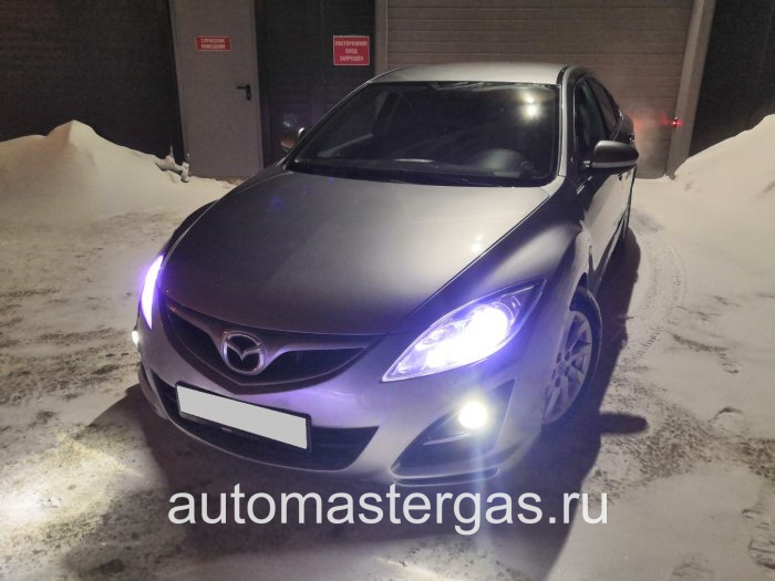 Монтаж ГБО на Mazda 6 2010г., ГБО 4 поколения, пропан LANDI RENZO (Италия), двигатель 2.0л. 4 цилиндра