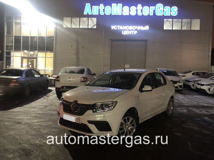 Монтаж ГБО на Renault Logan 2020г., ГБО 4 поколения, метан AEB (Италия), двигатель 1.6л. 4 цилиндра