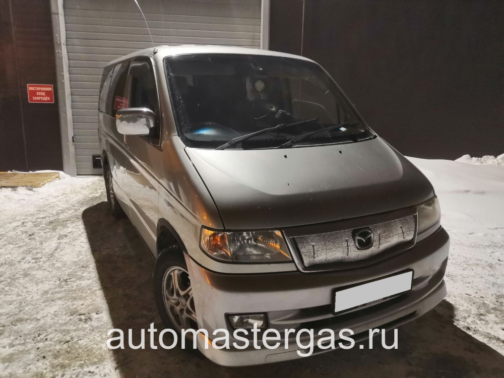 Монтаж ГБО на Mazda Bongo 2000г., ГБО 4 поколения, пропан LANDI RENZO (Италия), двигатель 2.0л. 4 цилиндра