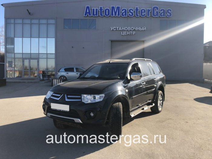 Монтаж ГБО на Mitsubishi Pajero Sport 2015г., ГБО 4 поколения, пропан LANDI RENZO (Италия), двигатель 3.0л. 6 цилиндров