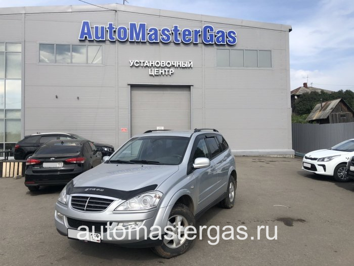 Монтаж ГБО на SsangYong Kyron 2012г., ГБО 4 поколения, пропан LANDIRENZO (Италия), двигатель 2.3л. 4 цилиндра