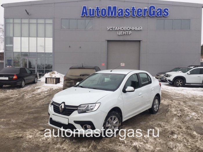 Монтаж ГБО на Renault Logan 2020г., ГБО 4 поколения, пропан LANDI RENZO (Италия), двигатель 1.6л. 4 цилиндра