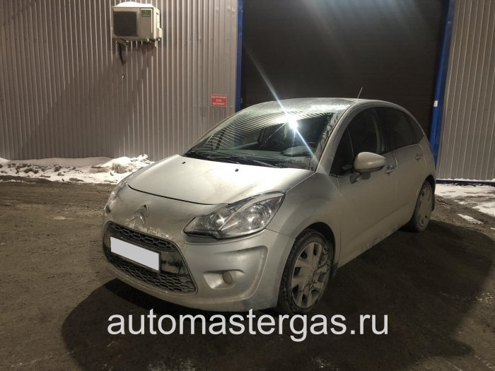 Монтаж ГБО на Citroen C3 2011г., ГБО 4 поколения, пропан LANDI RENZO (Италия), двигатель 1.6л. 4 цилиндра